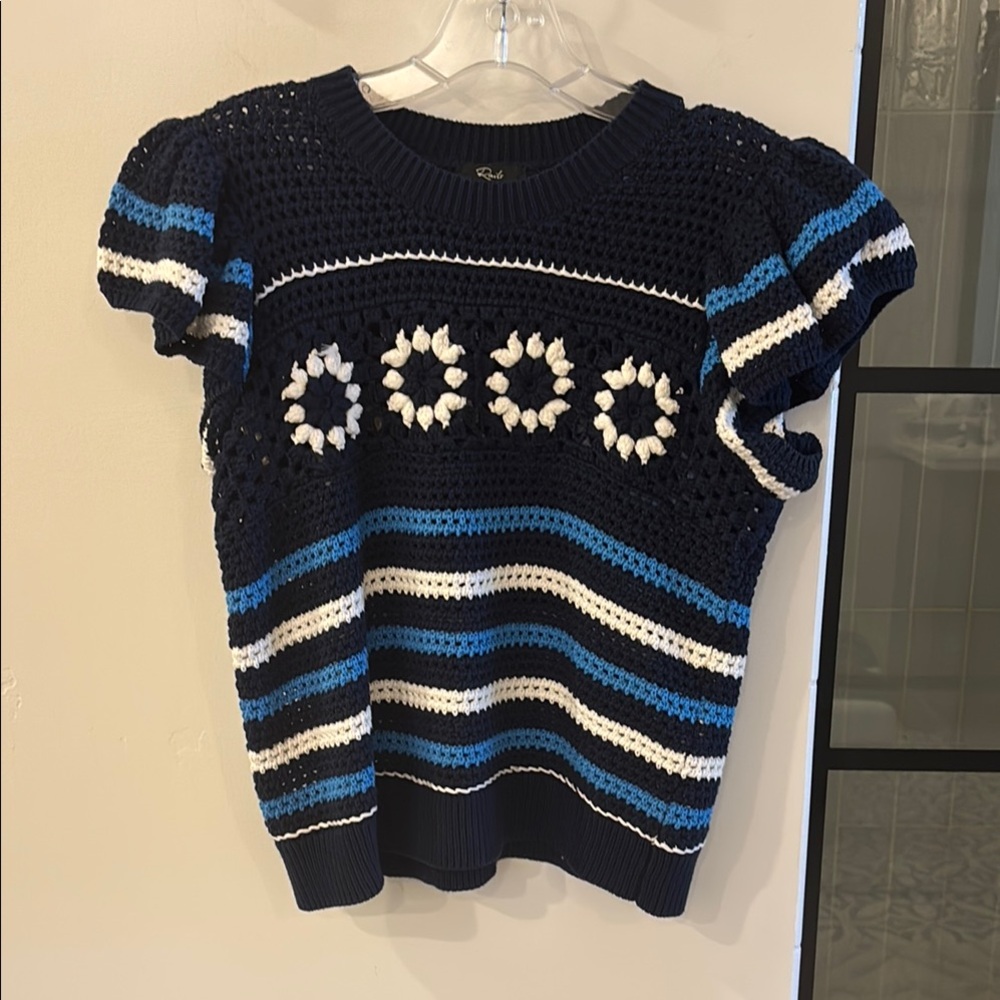 Rails Crochet Knit Top